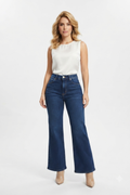 Jeans Wide Leg Azul Medio